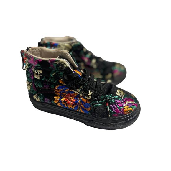 Vans Sk8-Hi Zip  X Opening Ceremony  Floral Shoes Toddler 6.5 - Picture 1 of 6
